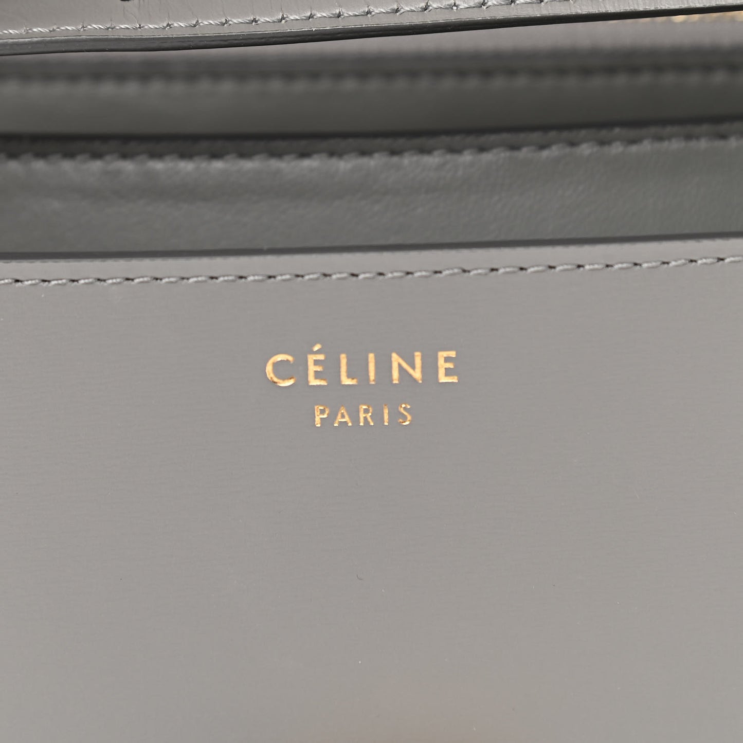 Box Calfskin Medium Classic Box Flap Bag Zinc