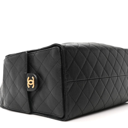 Chanel Caviar Quilted Medium Chanel 25 Handbag Black 10 of 11