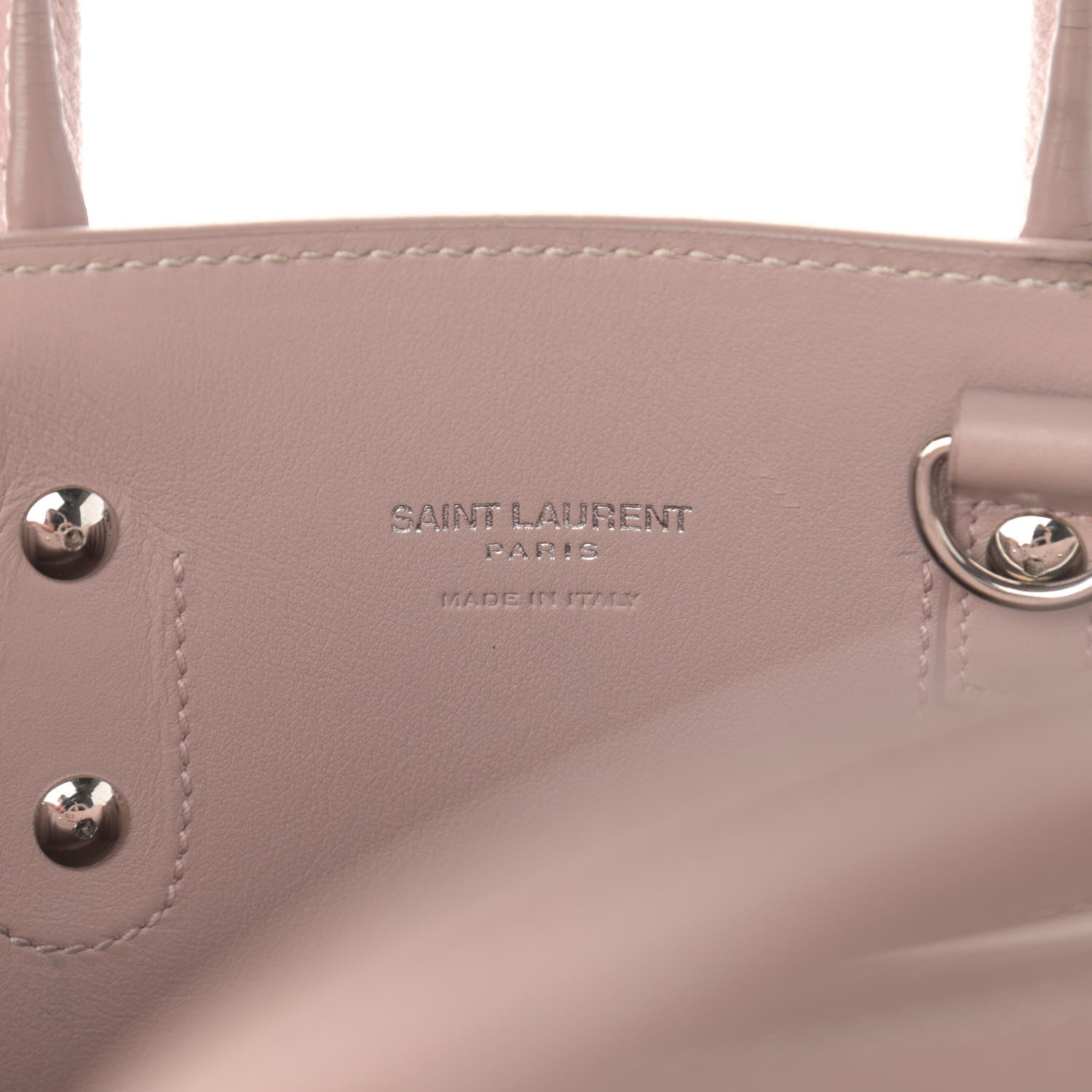 Saint Laurent Grained Calfskin Nano Sac De Jour Antique Rose 6 of 11