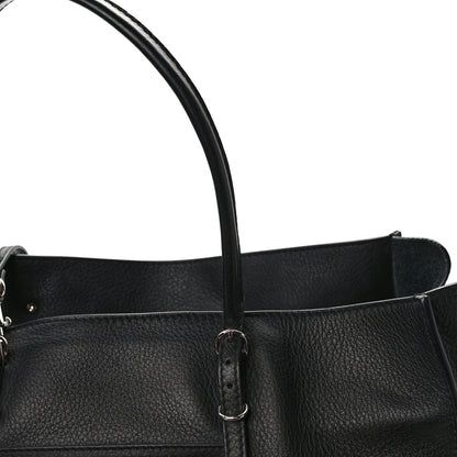 Balenciaga Veau Papier B4 Zip Around Tote Black 10 of 11