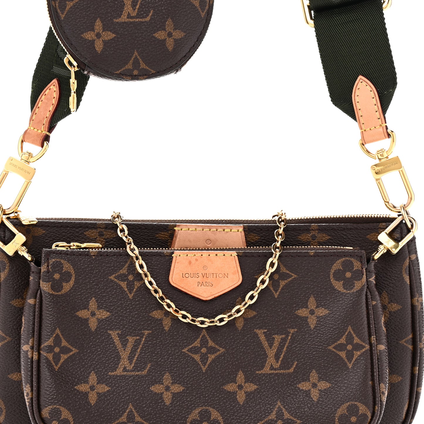 Monogram Multi Pochette Accessories Kaki