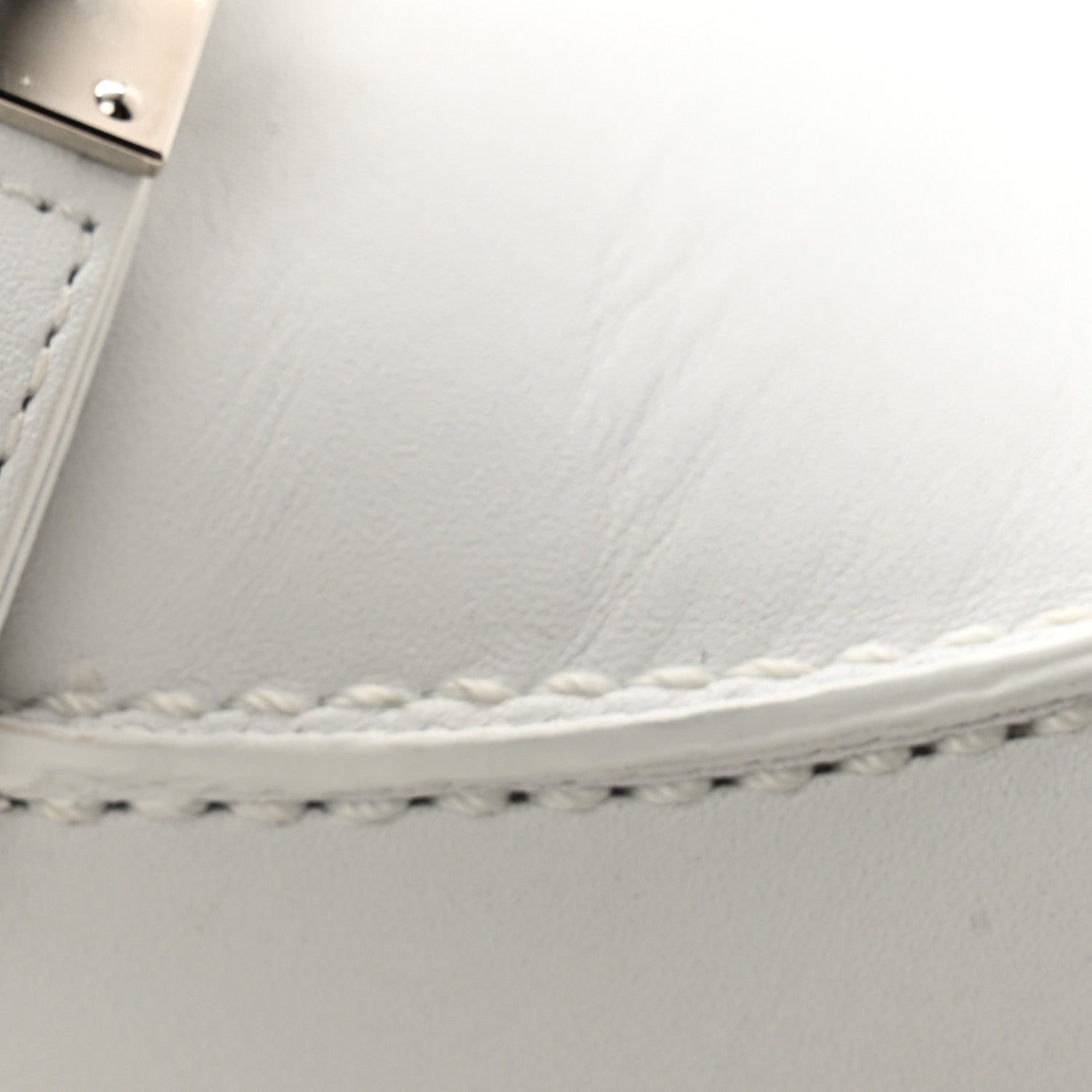 Hermes Calfskin Womens Icone Loafers 36 White 11 of 13