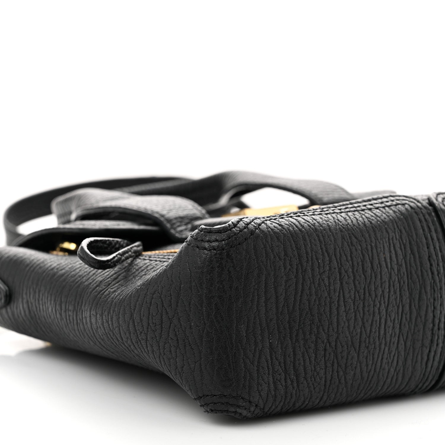 3.1 Phillip Lim Textured Calfskin Mini Pashli Satchel Black 9 of 11