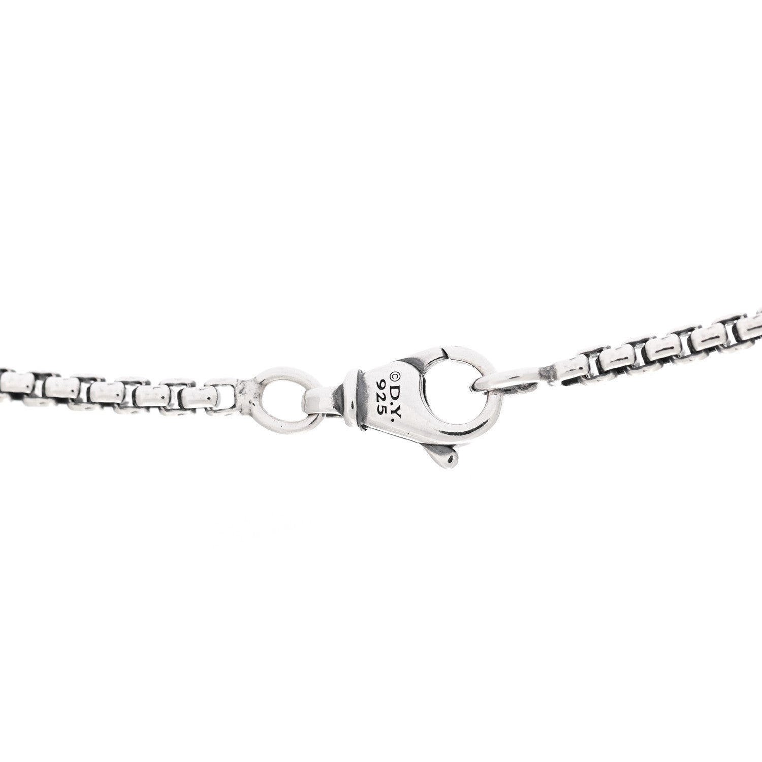 David Yurman Sterling Silver 2.7mm Small Box Chain Necklace 22" 4 of 5