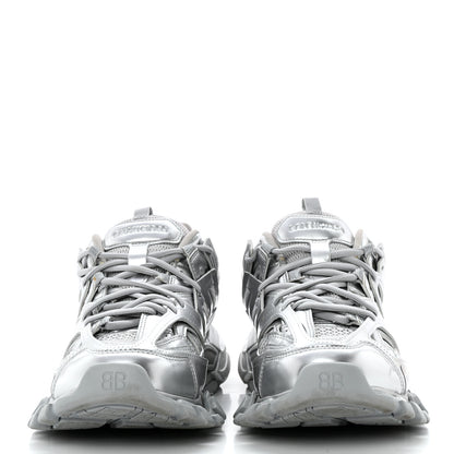Balenciaga Mesh Nylon Mens Track Sneakers 40 Silver 2 of 13