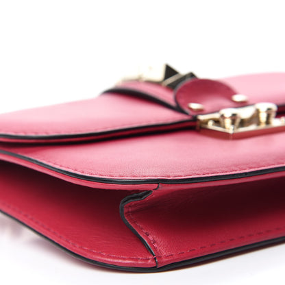 Valentino Garavani Vitello Small Glam Lock Rockstud Flap Cyclamin 7 of 13