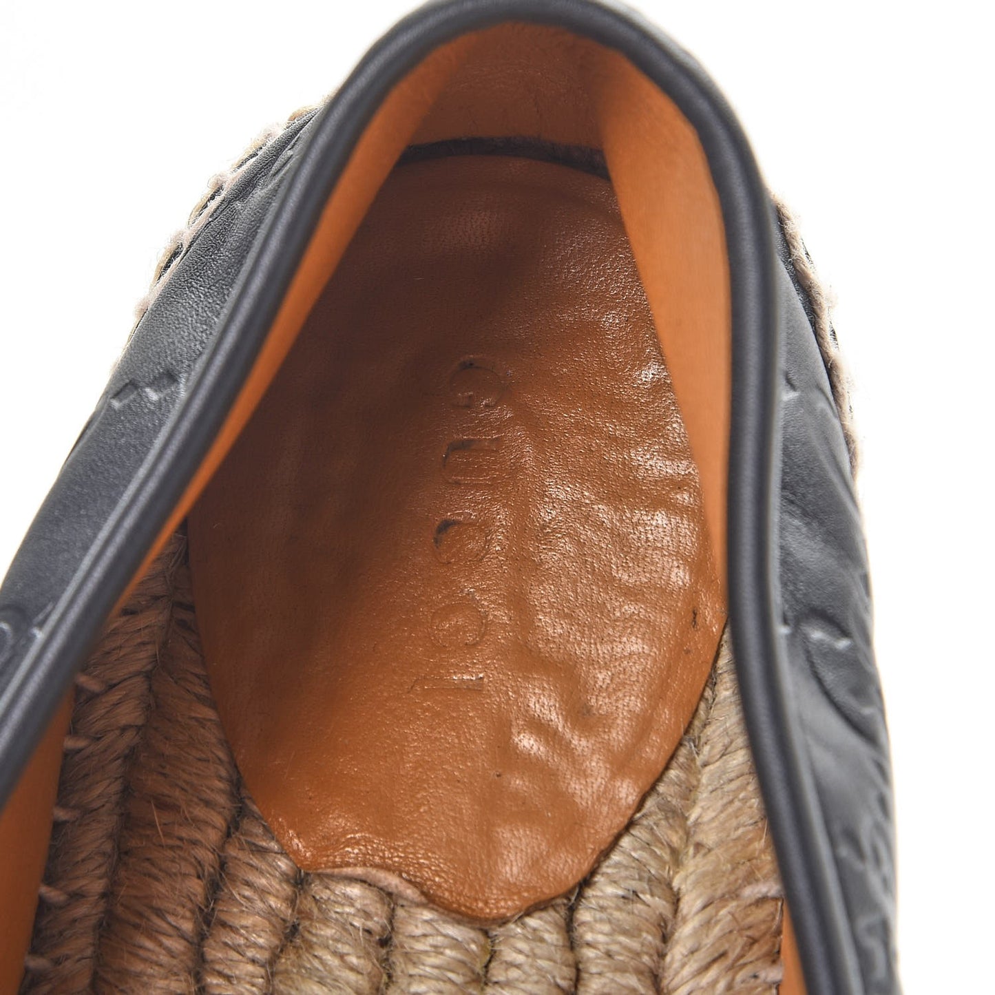 Guccissima Signature Espadrilles 36 Black