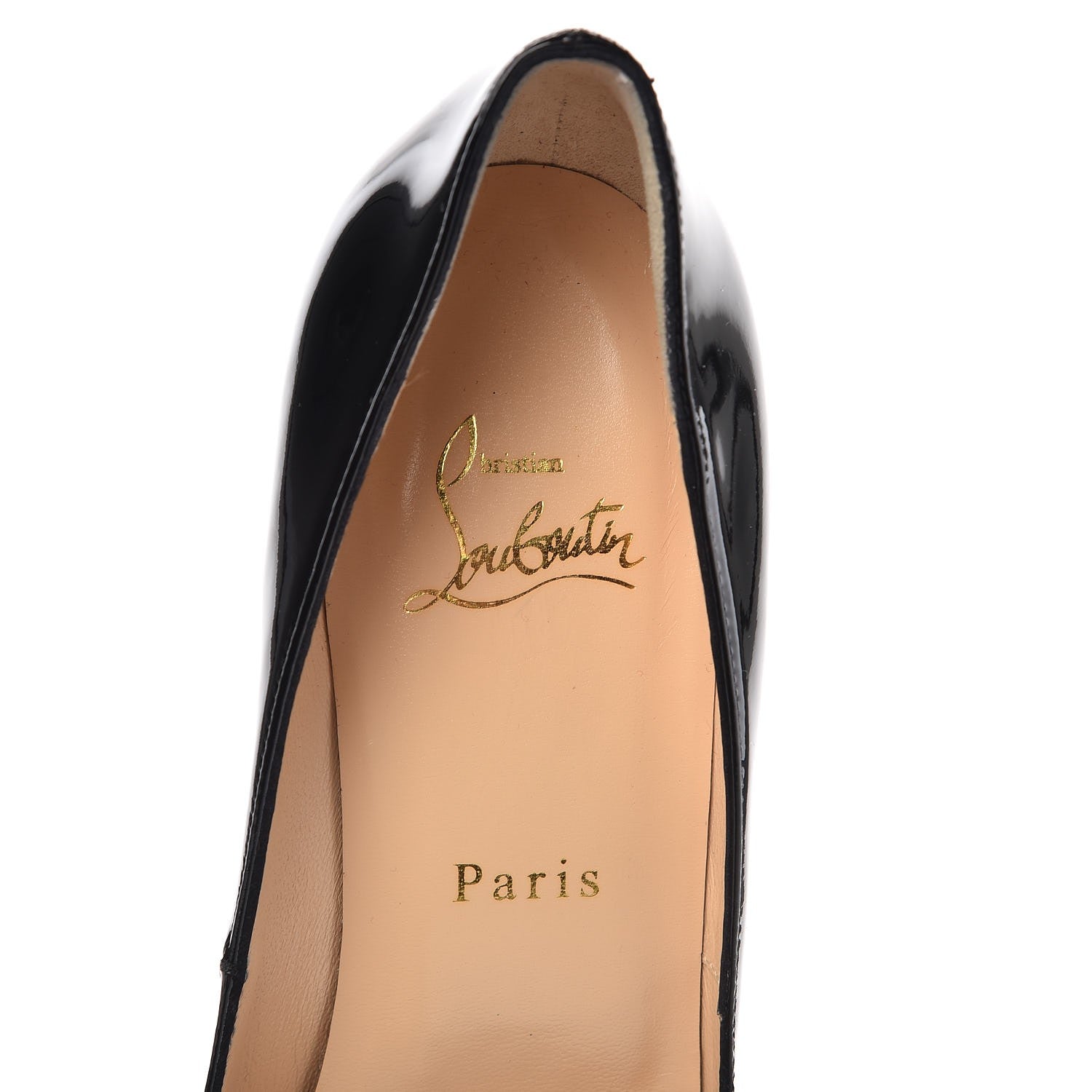 Christian Louboutin Patent Very Prive 120 Pumps 39 Black 5 of 11