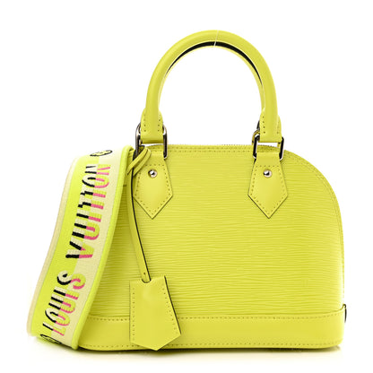 Louis Vuitton Epi Jacquard Alma BB Yellow Citron 1 of 9