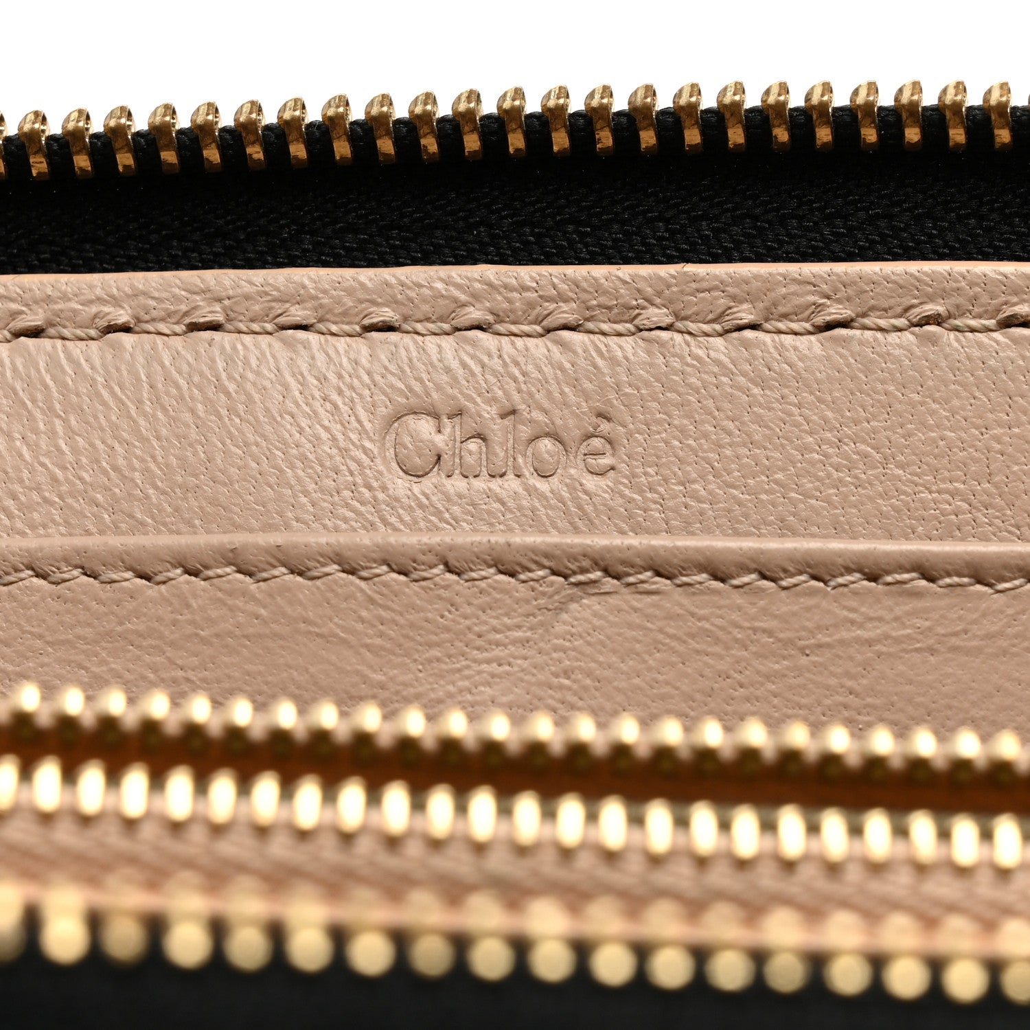 Chloe Grained Calfskin Marcie Long Zip Around Wallet Black 6 of 10