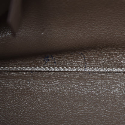 Hermes Taurillon Clemence Shoulder Kelly 40 Etoupe 8 of 14