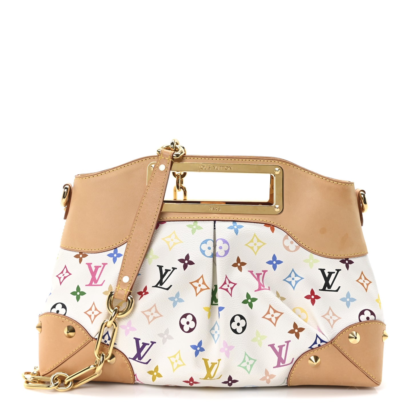 Monogram Multicolor Judy MM White
