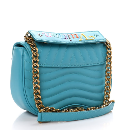 Louis Vuitton Calfskin New Wave Chain PM Malibu Green 3 of 9