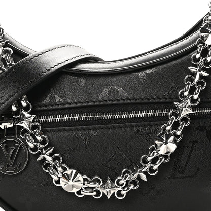 Louis Vuitton Calfskin Monogram Loop H27 Black 7 of 9