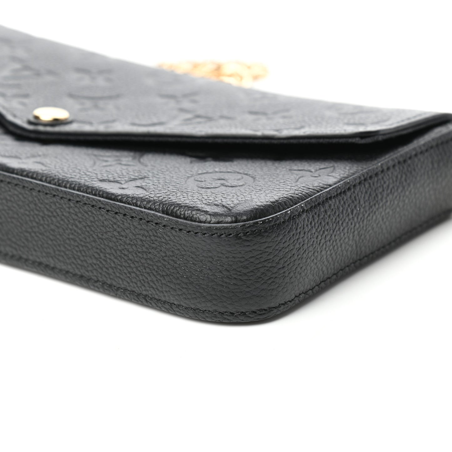 Empreinte Pochette Felicie Chain Wallet Black