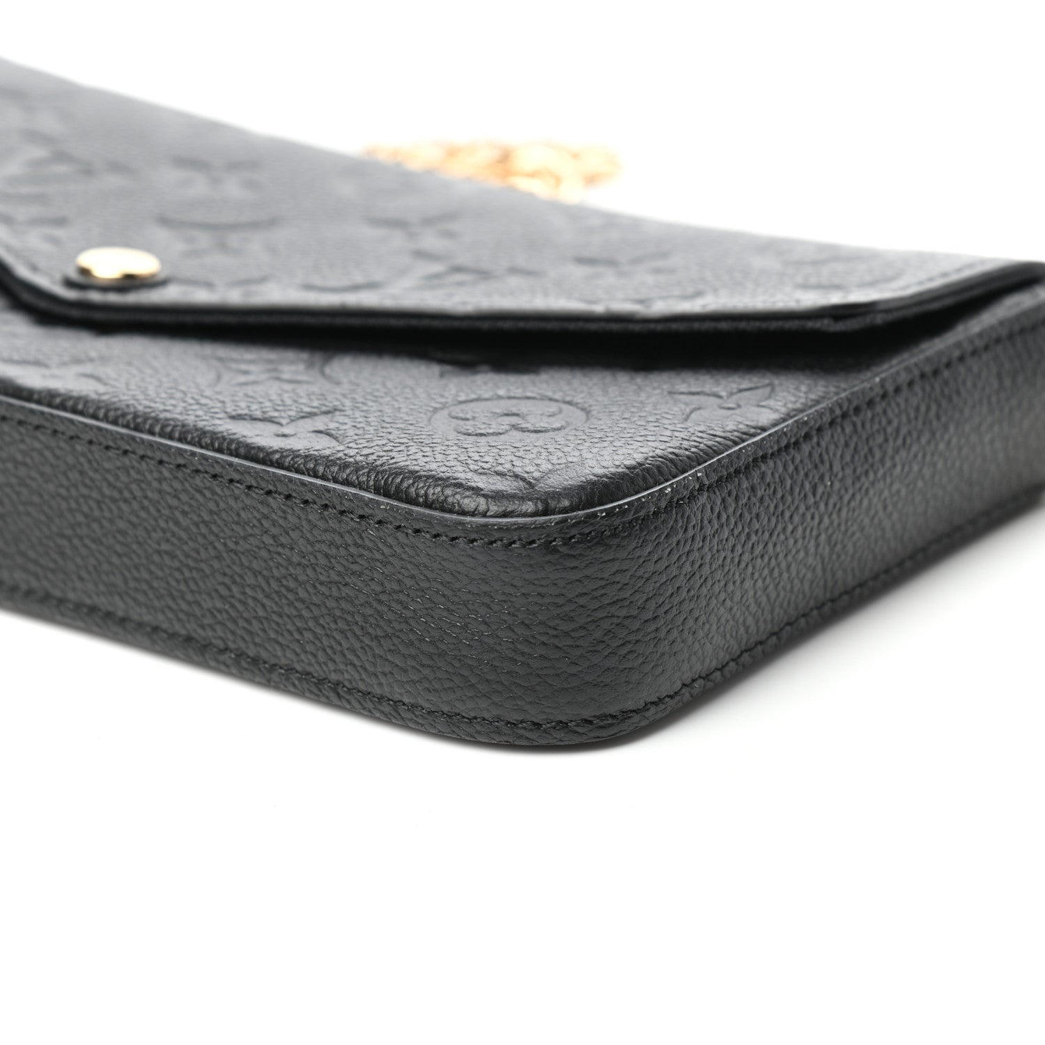 Louis Vuitton Empreinte Pochette Felicie Chain Wallet Black 12 of 13