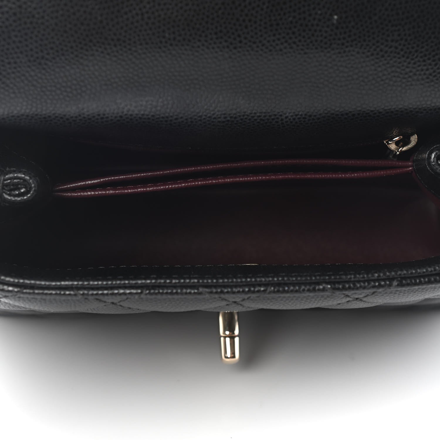 Chanel Caviar Quilted Extra Mini Coco Handle Flap Black 5 of 9