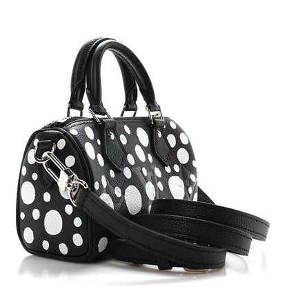 Louis Vuitton LV X YK Empreinte Infinity Dots Nano Speedy Bandouliere Black White 3 of 10