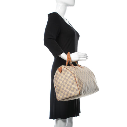 Louis Vuitton Damier Azur Speedy 35 2 of 31