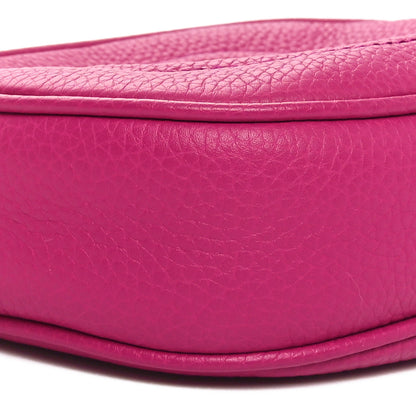 Gucci Cellarius Calfskin Mini Soho Chain Bag Bright Bouganville 9 of 10