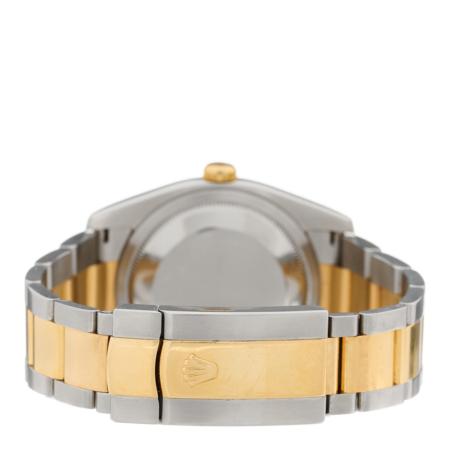 Stainless Steel 18K Yellow Gold Diamond 36mm Oyster Perpetual Datejust Watch Champagne 116233