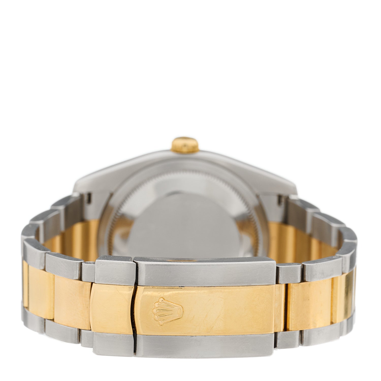 Rolex Stainless Steel 18K Yellow Gold Diamond 36mm Oyster Perpetual Datejust Watch Champagne 116233 3 of 5