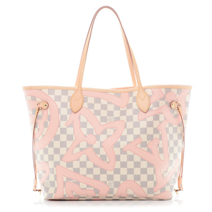 Louis Vuitton Damier Azur Tahitienne Neverfull MM 1 of 8