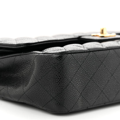 Chanel Caviar Quilted Medium Double Flap Black 9 of 12