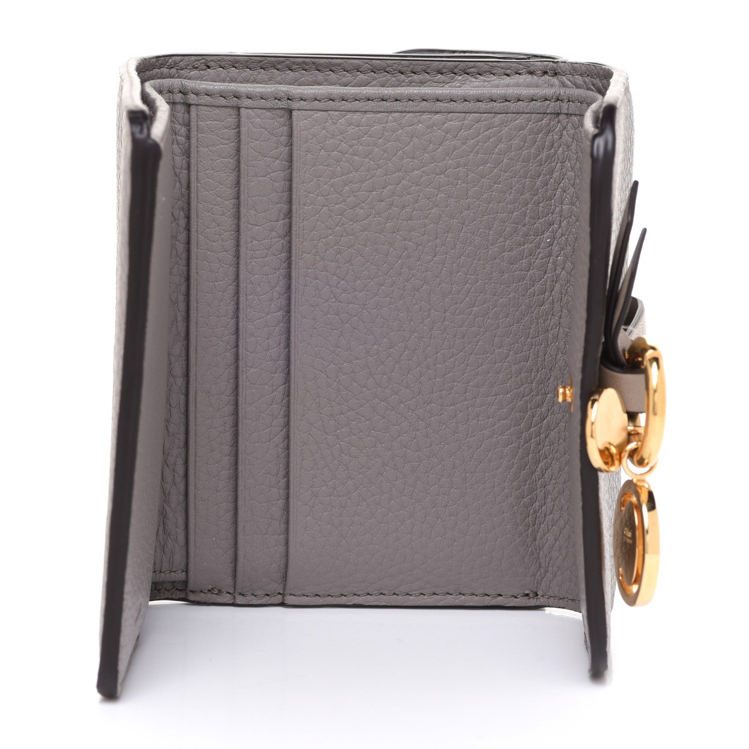 Chloe Calfskin Alphabet Trifold Wallet Cashmere Grey 5 of 12