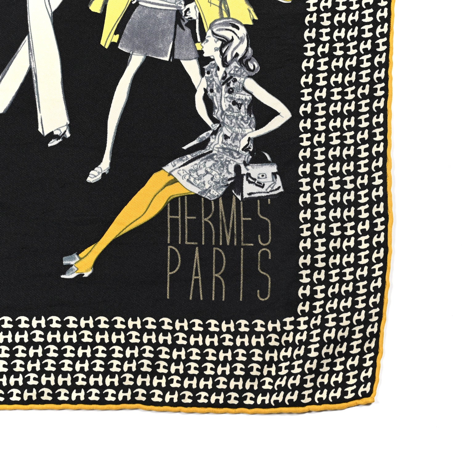 Hermes Silk Printemps Ete Automne Hiver Scarf 70 4 of 6
