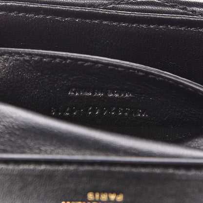 Saint Laurent Lambskin Matelasse Chevron Monogram Small Sulpice Bag Black 7 of 10