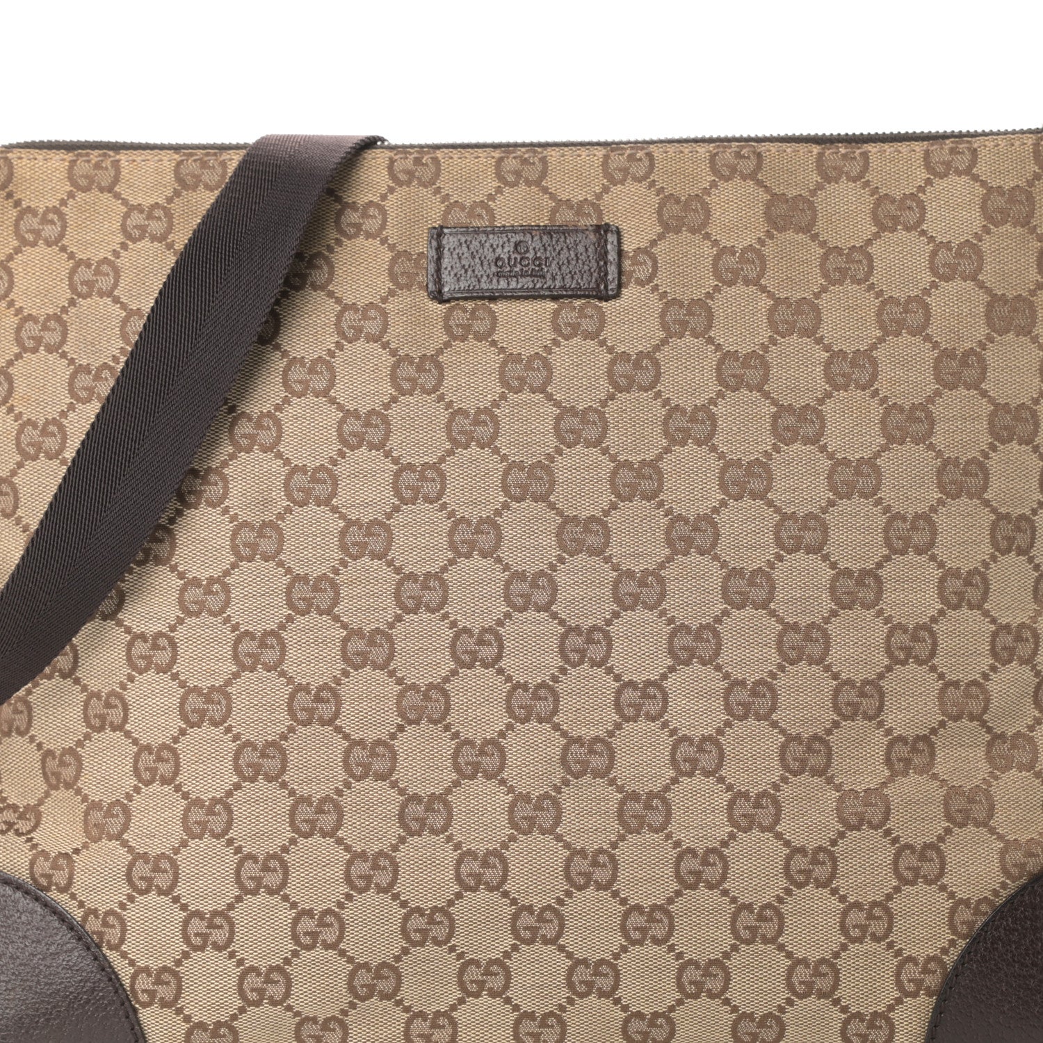 Gucci Monogram Messenger Bag Ebony 8 of 13