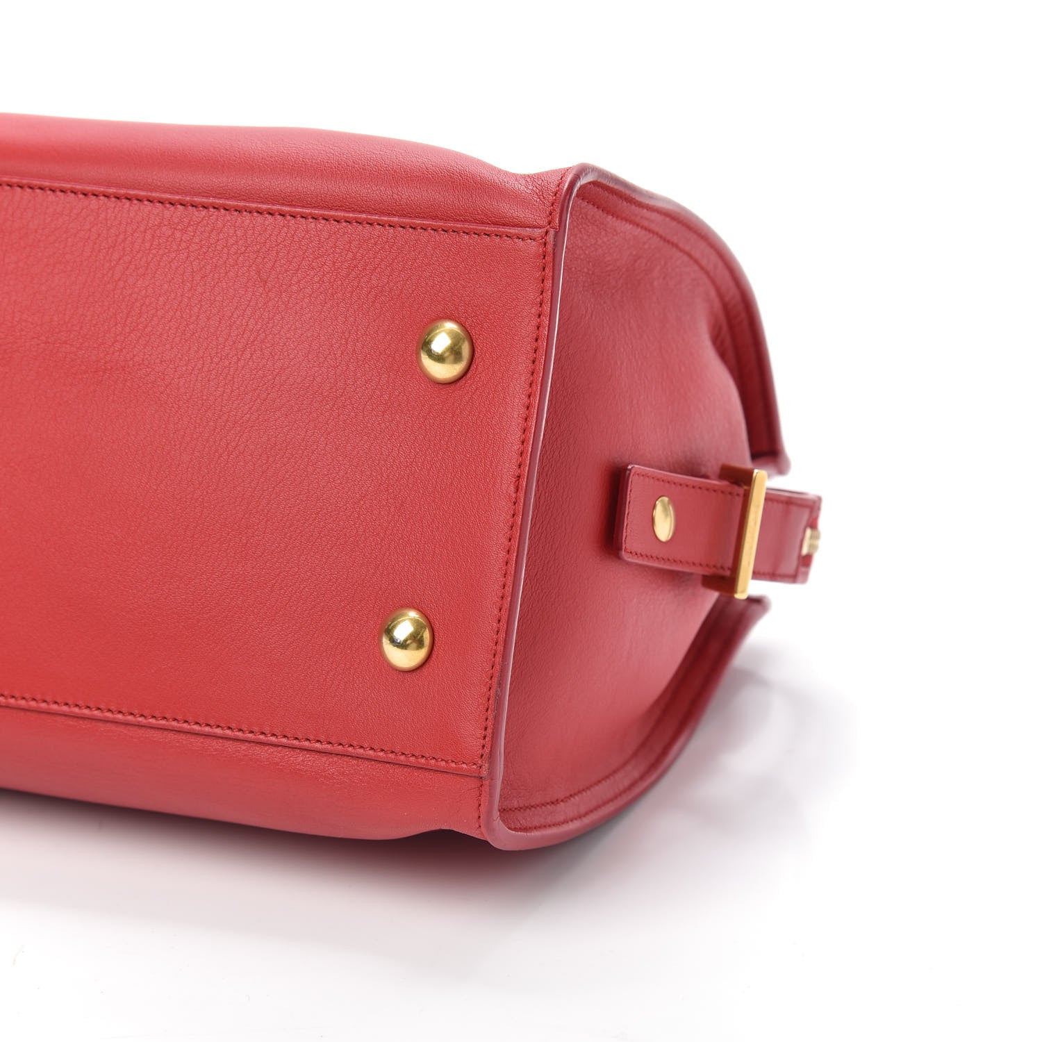 Saint Laurent Calfskin Small Classic Y Cabas Red 8 of 8