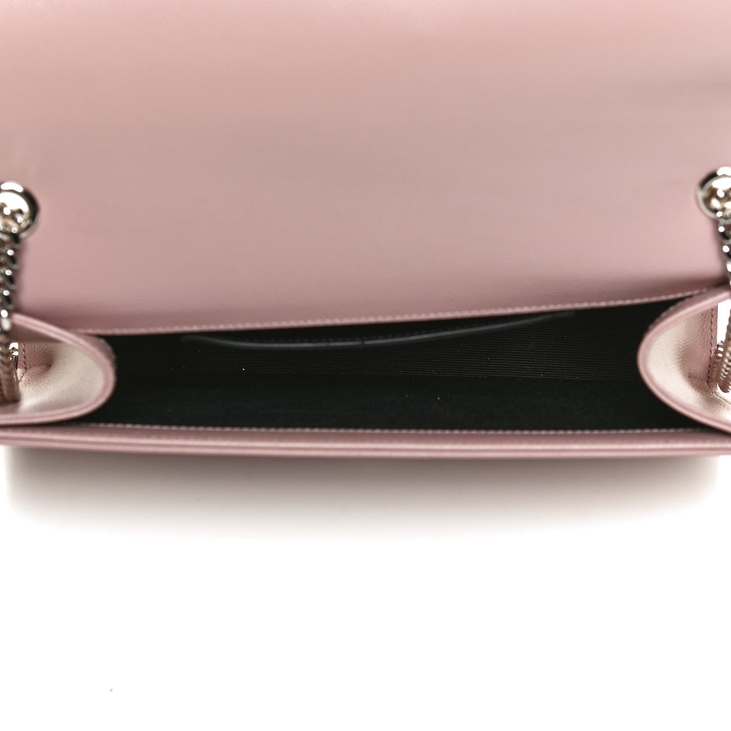 Saint Laurent Grain De Poudre Medium Classic Monogram Kate Satchel Marble Pink 5 of 11