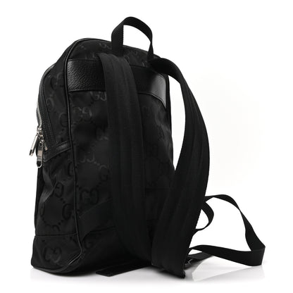 Gucci Econyl Nylon Monogram Off The Grid Backpack Black 3 of 10