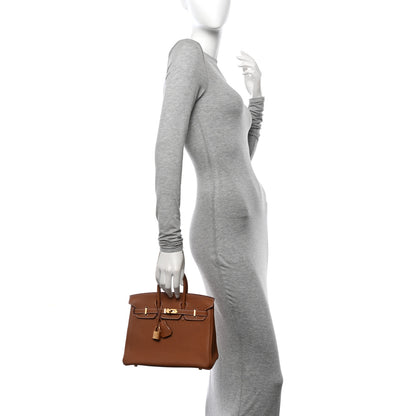 Hermes Togo Birkin 25 Gold 2 of 11