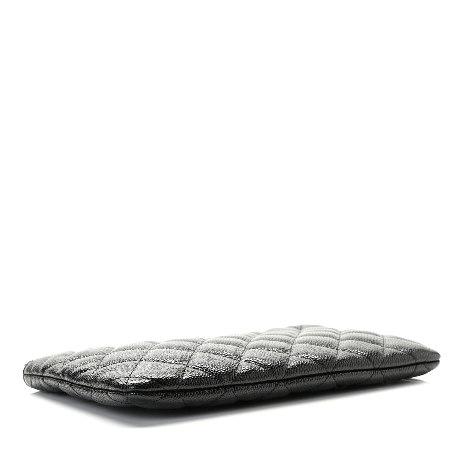 Caviar Quilted Cosmetic Case Black
