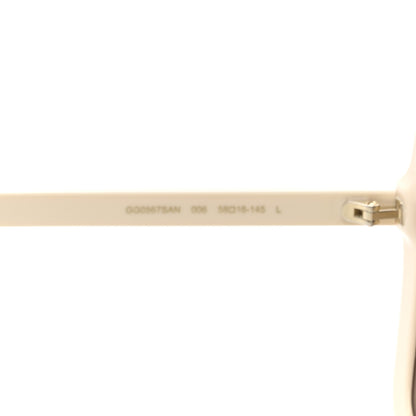 Gucci Acetate Square Frame GG0567SAN Sunglasses White 5 of 8