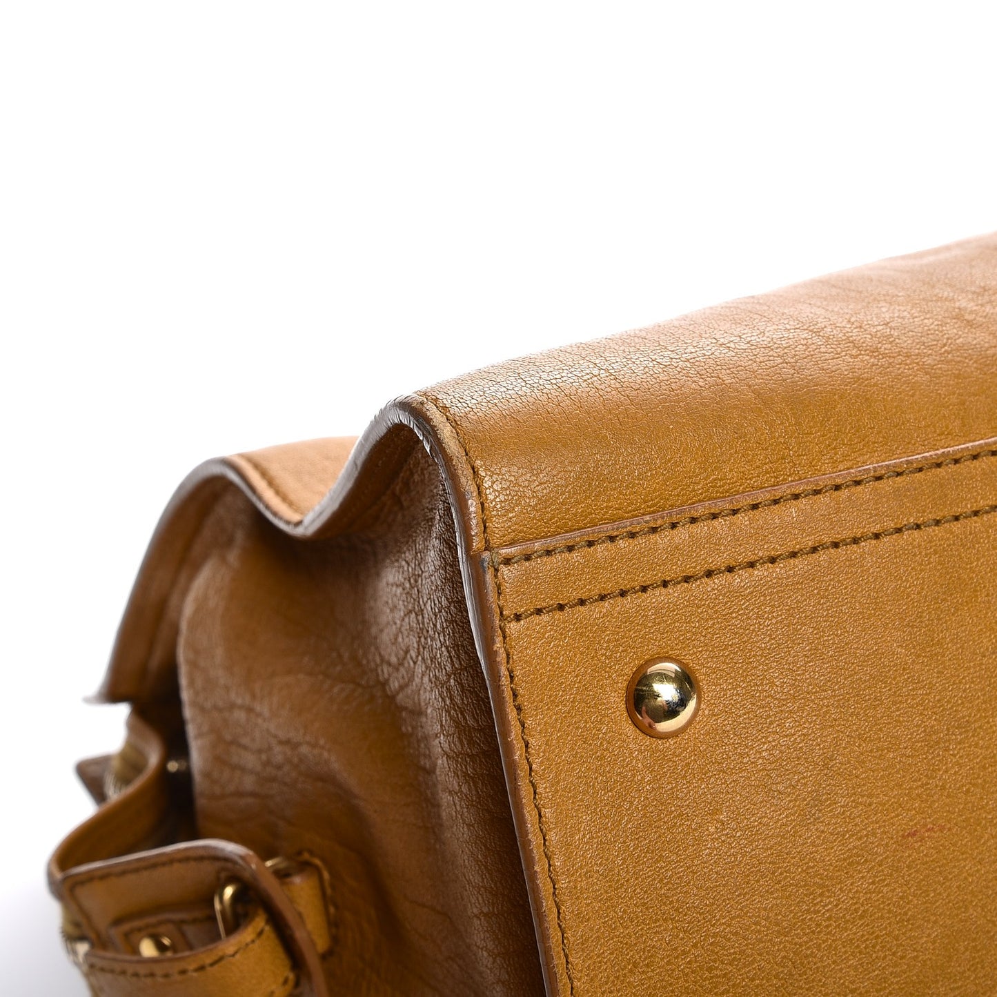 Sheepskin Medium Cabas ChYc Mustard