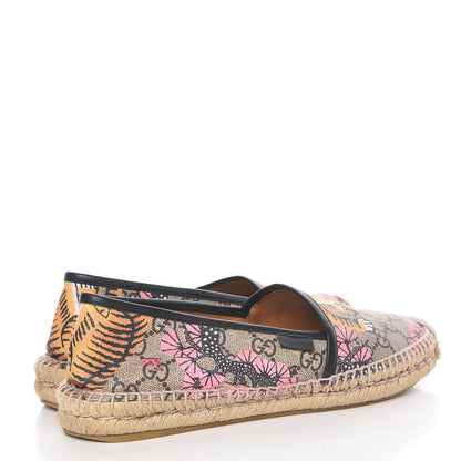 Gucci GG Supreme Monogram Bengal Espadrilles 39.5 Beige Pink 4 of 15