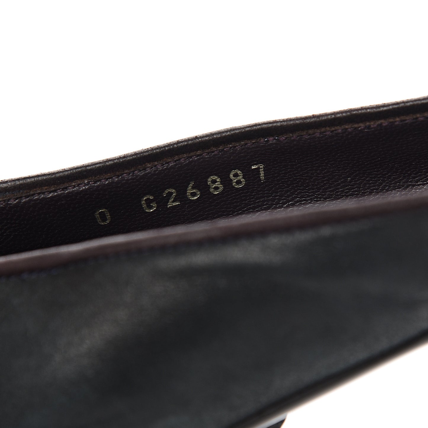 Suede Cap Toe CC Ballerina Flats 36.5 Dark Green Burgundy
