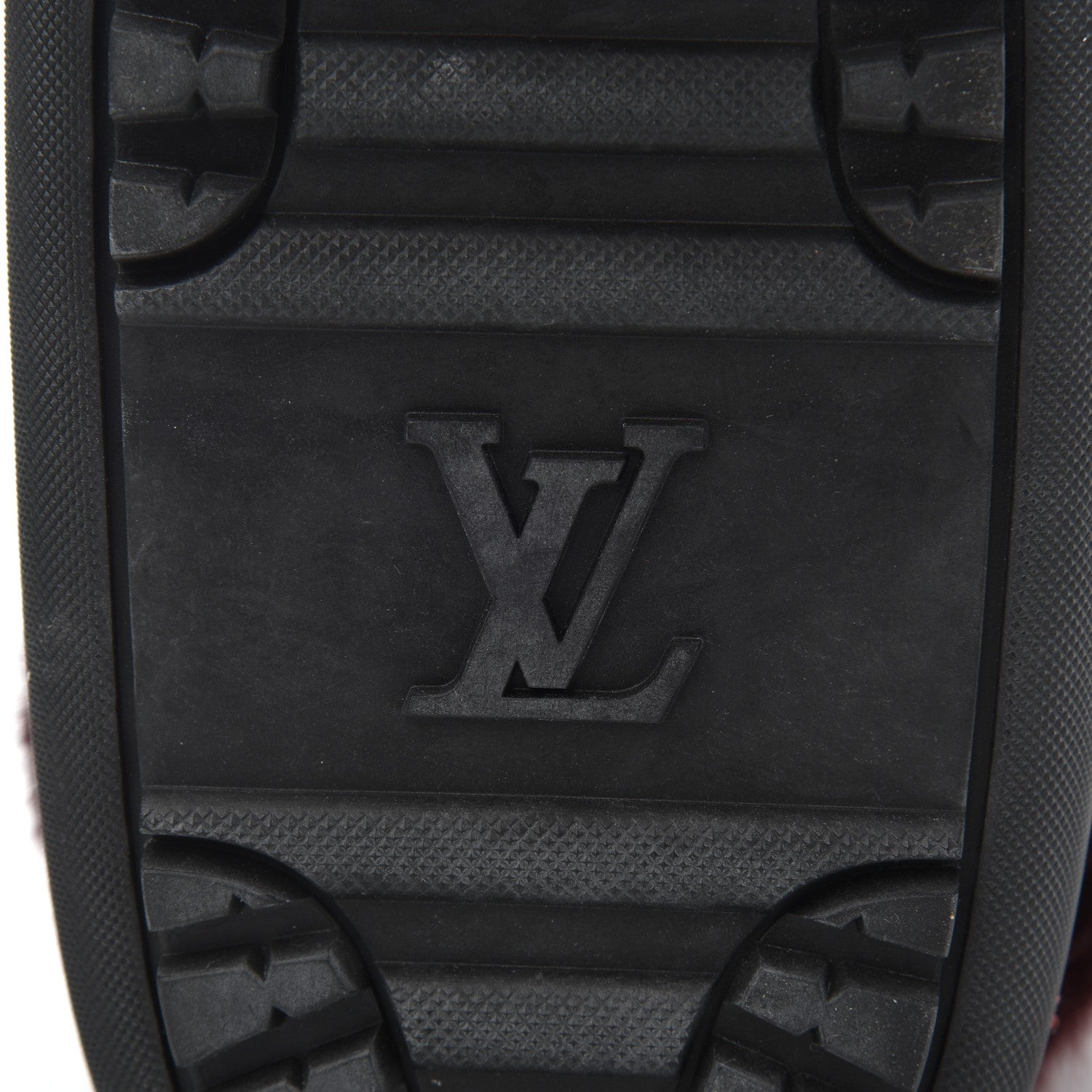 Louis Vuitton Beaver Calfskin Monogram Off Piste Flat Half Boots 38 Red 7 of 16