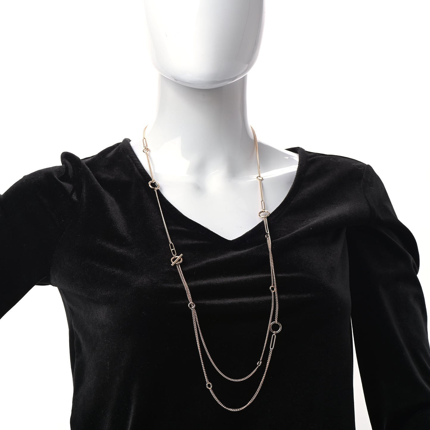 18K Rose Gold Echappee Extra Long Necklace