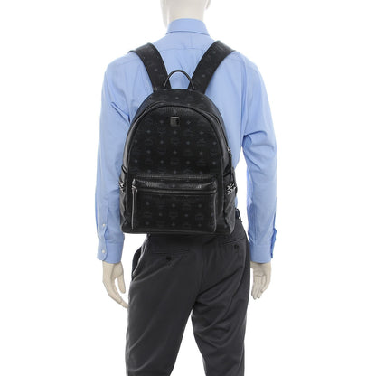 MCM Visetos Medium Side Studs Stark Backpack Black 2 of 15