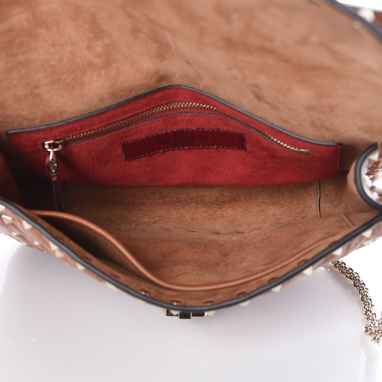 Valentino Garavani Nappa Flower Intarsia Medium Rockstud Spike Shoulder Bag Multicolor 7 of 10