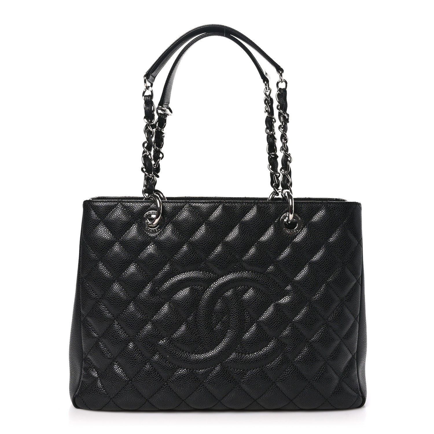 Chanel Caviar Quilted Grand Shopping Tote GST Black 1 of 11