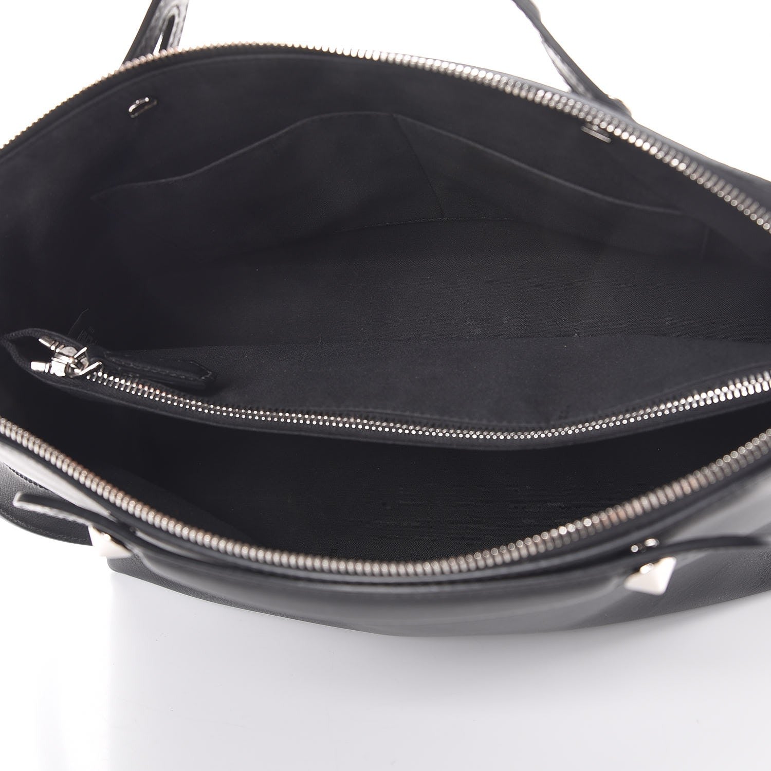 Fendi Vitello Dolce Large By The Way Boston Bag Black 5 of 9