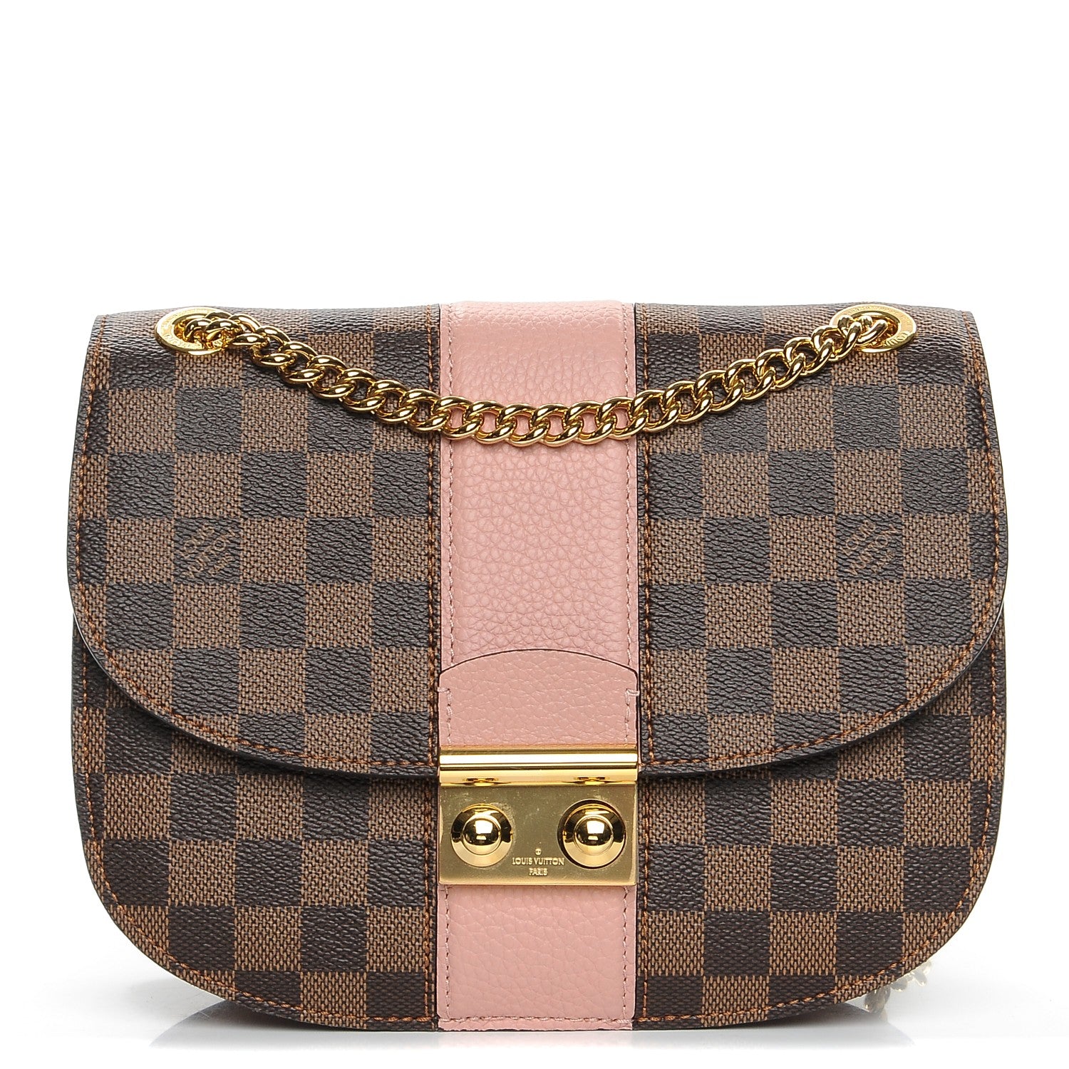 Louis Vuitton Damier Ebene Cuir Taurillon Wight Magnolia 1 of 8