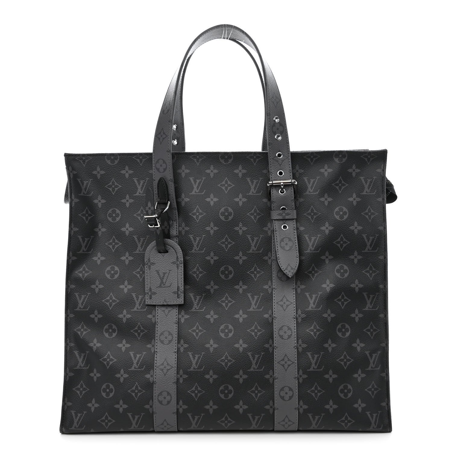 Louis Vuitton Monogram Eclipse Cabas Zippe GM Black 1 of 10