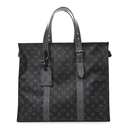 Louis Vuitton Monogram Eclipse Cabas Zippe GM Black 1 of 10
